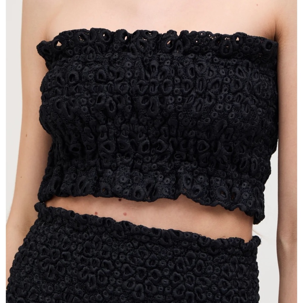 Hill House Black Strapless Top